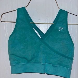 Gymshark sports bra size small OG aqua camo